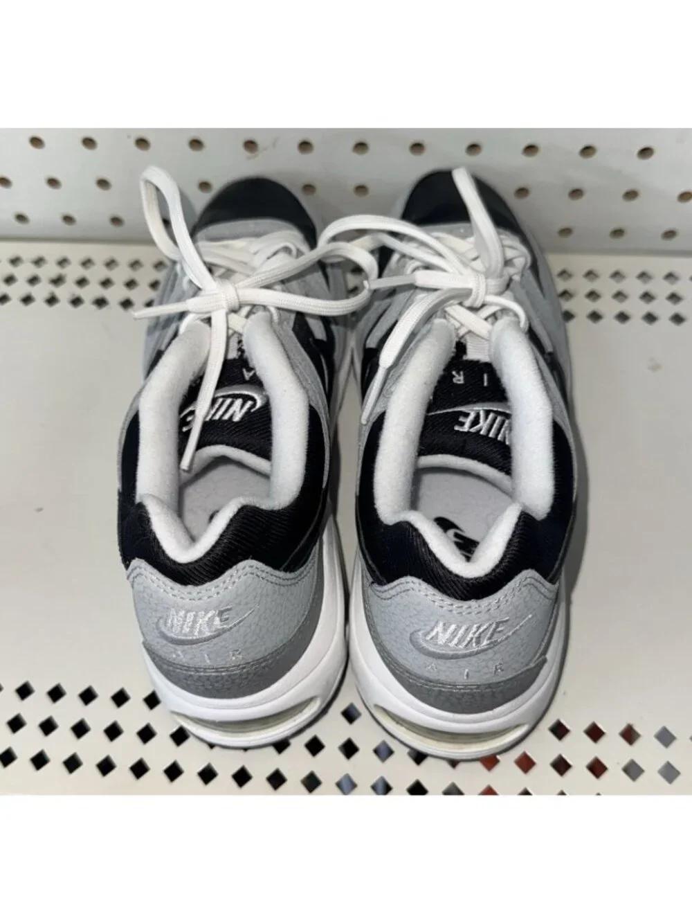 Nike Air Max Command PRM Womens Athletic Shoes Size 6.5 Silver Black White